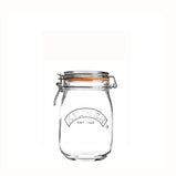 Kilner, Faceted Clip Top Jar 1L