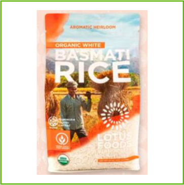 White Basmati Rice Organic -850g