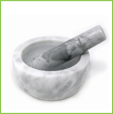 Marble Mortar & Pestle