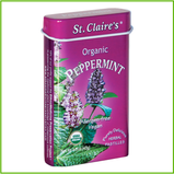 St. Claire's Organic Peppermint pastilles