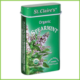 St. Claire's Organic Spearmint herbal pastilles
