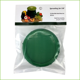 Sprouting Jar Lid Green perfect fit/wide mouth jar