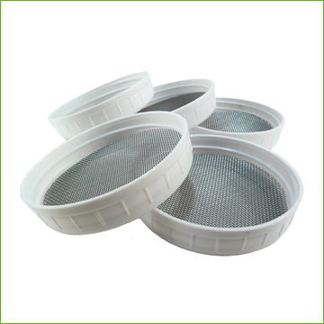 Spouting Jar Lid White (5pk for wide mouth jars)