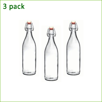 Italian Swing Top 1L bottles -3pk