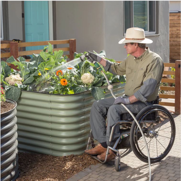 Birdies, 8in1 Tall Metal Raised Garden Bed 66lbs Sprout Master