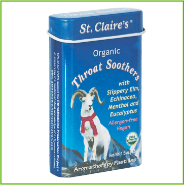 St. Claire's, Aromatherapy Pastilles - Throat Soothers