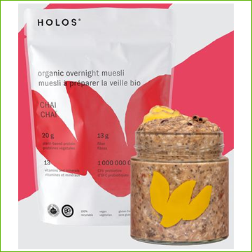 Muesli and Chai oat breakfast -Holos