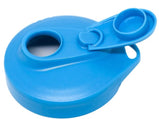 Blue Mason Jar Lid - Wide mouth, multi tops