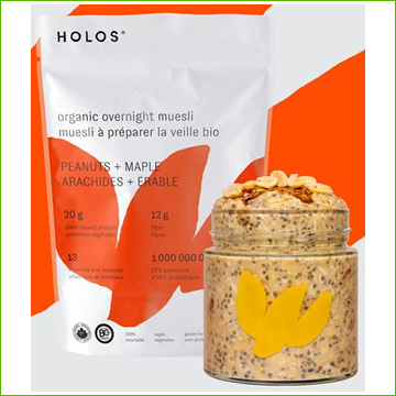 Muesli, Peanuts & Maple oat breakfast -Holos
