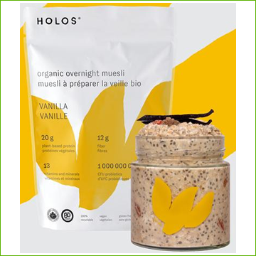 Muesli and Vanilla oat breakfast -Holos